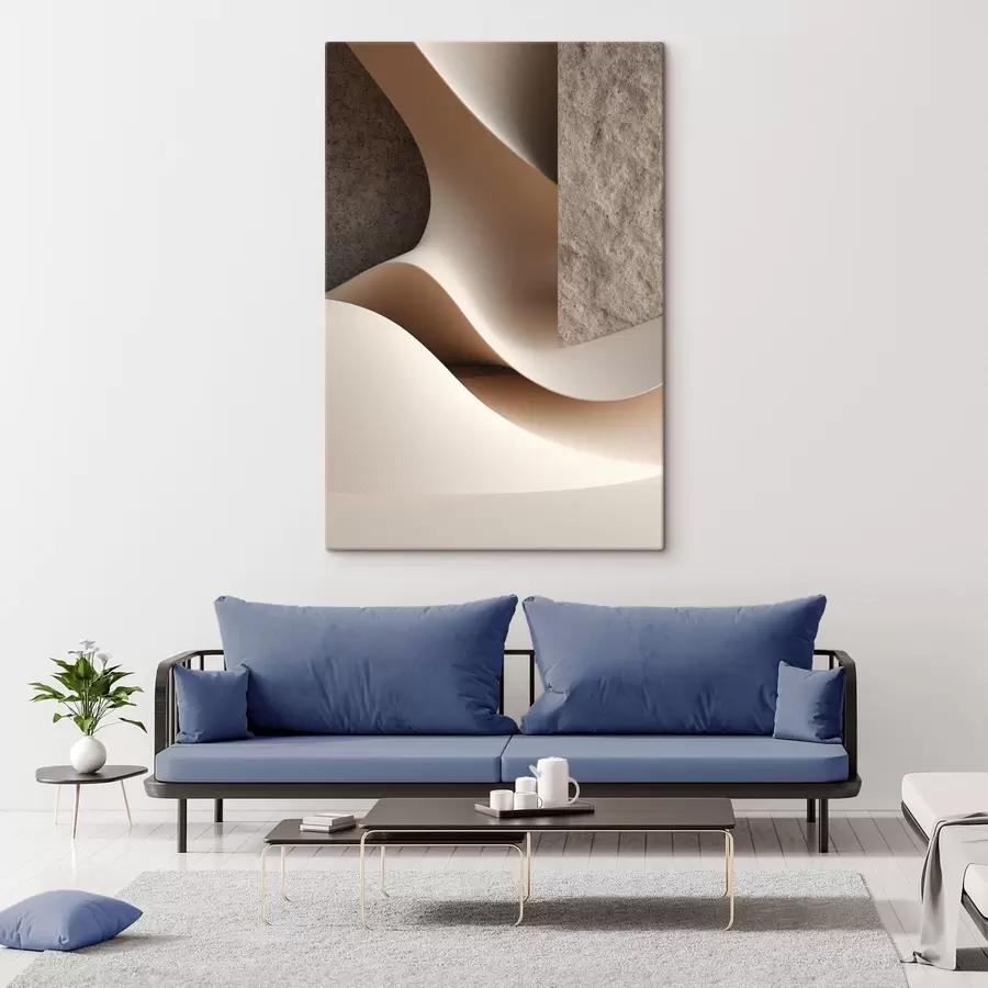 carta da parati Flusso di sabbia strutturato nr. s49044