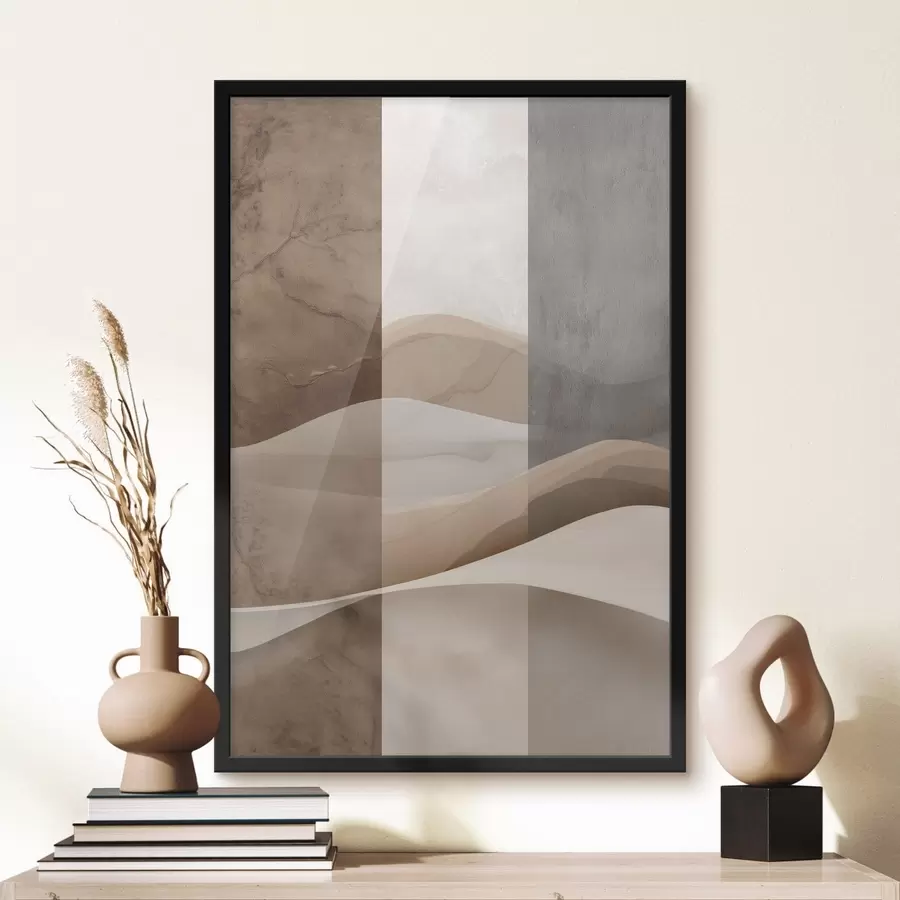 carta da parati Strati di sabbia astratti nr. f49040