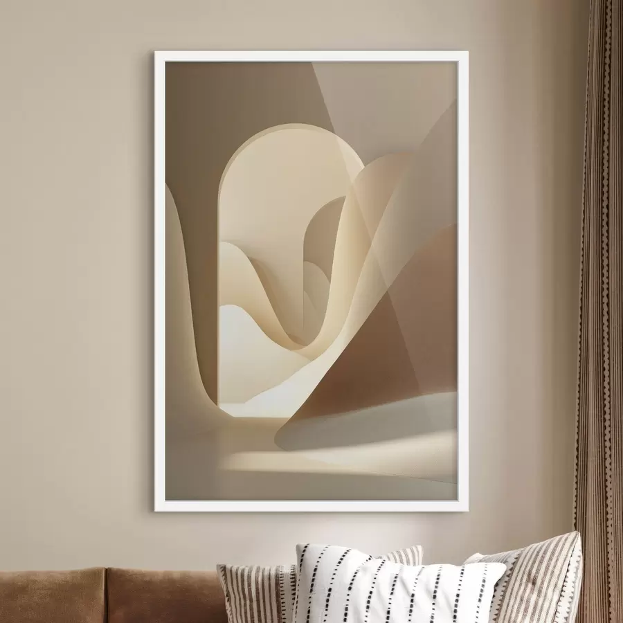 carta da parati Paesaggio astratto e architettonico nr. f49043