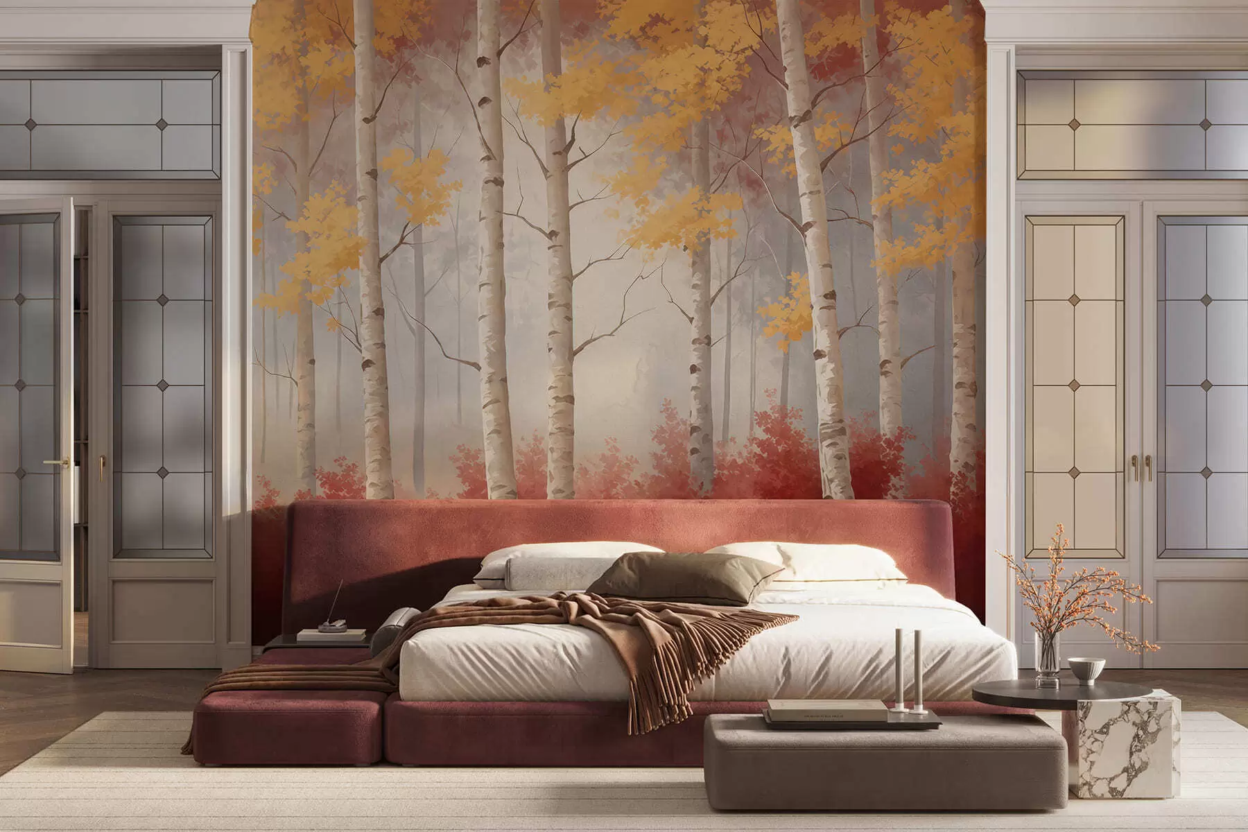carta da parati Autunno nella nebbia nr. w05577