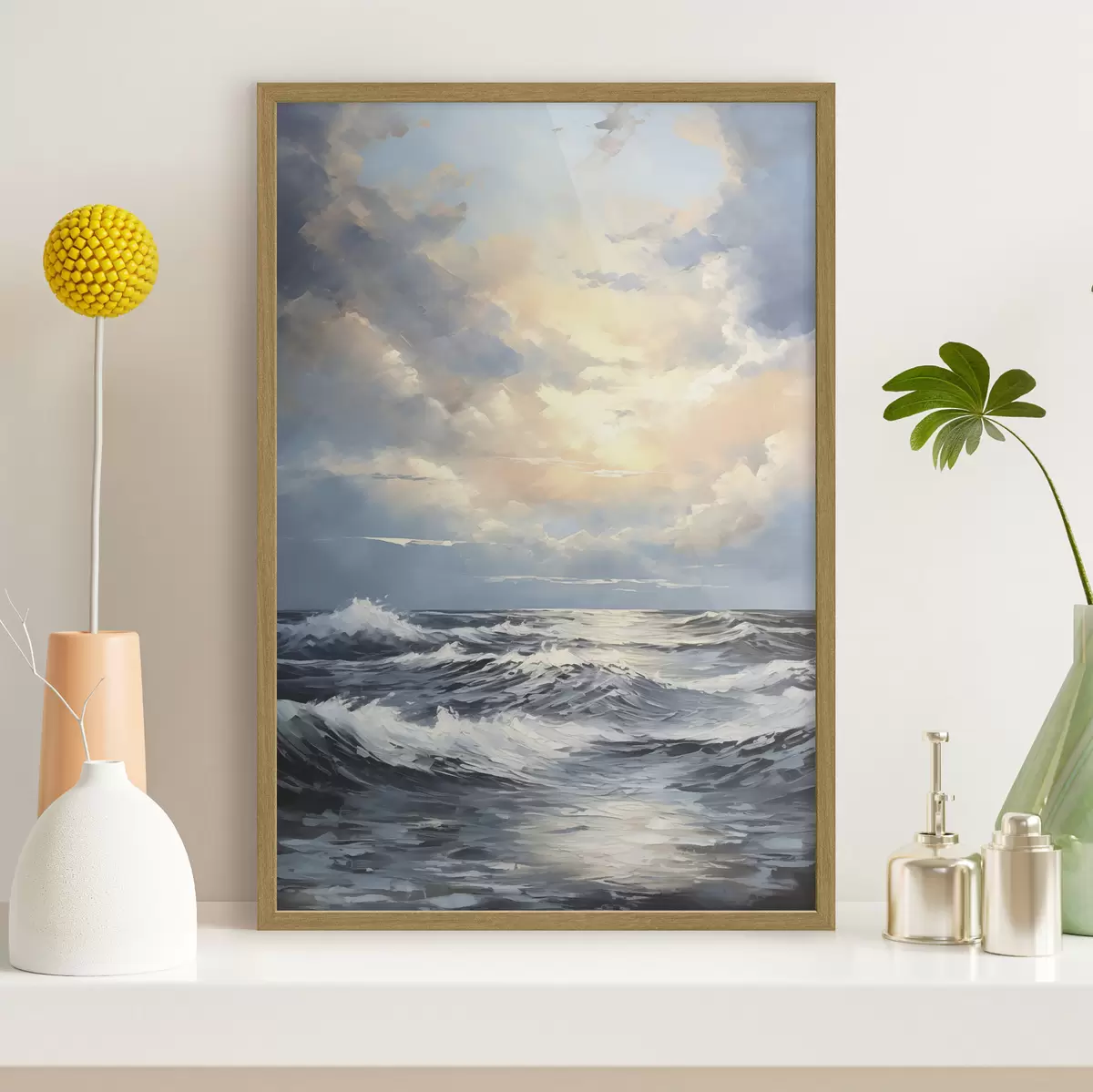 Poster Cielo serale sul mare f49049