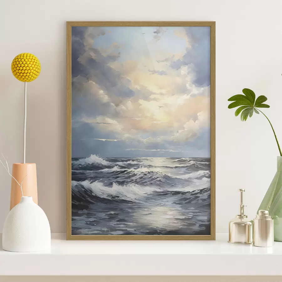 carta da parati Cielo serale sul mare nr. f49049
