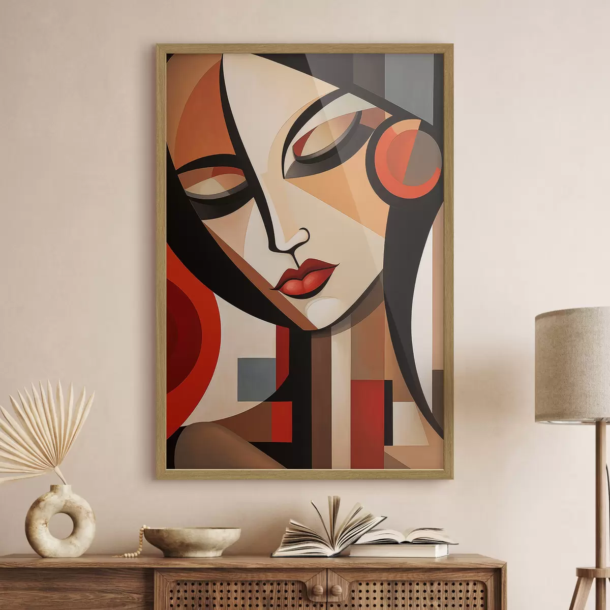 Poster Ritratto femminile astratto f49099