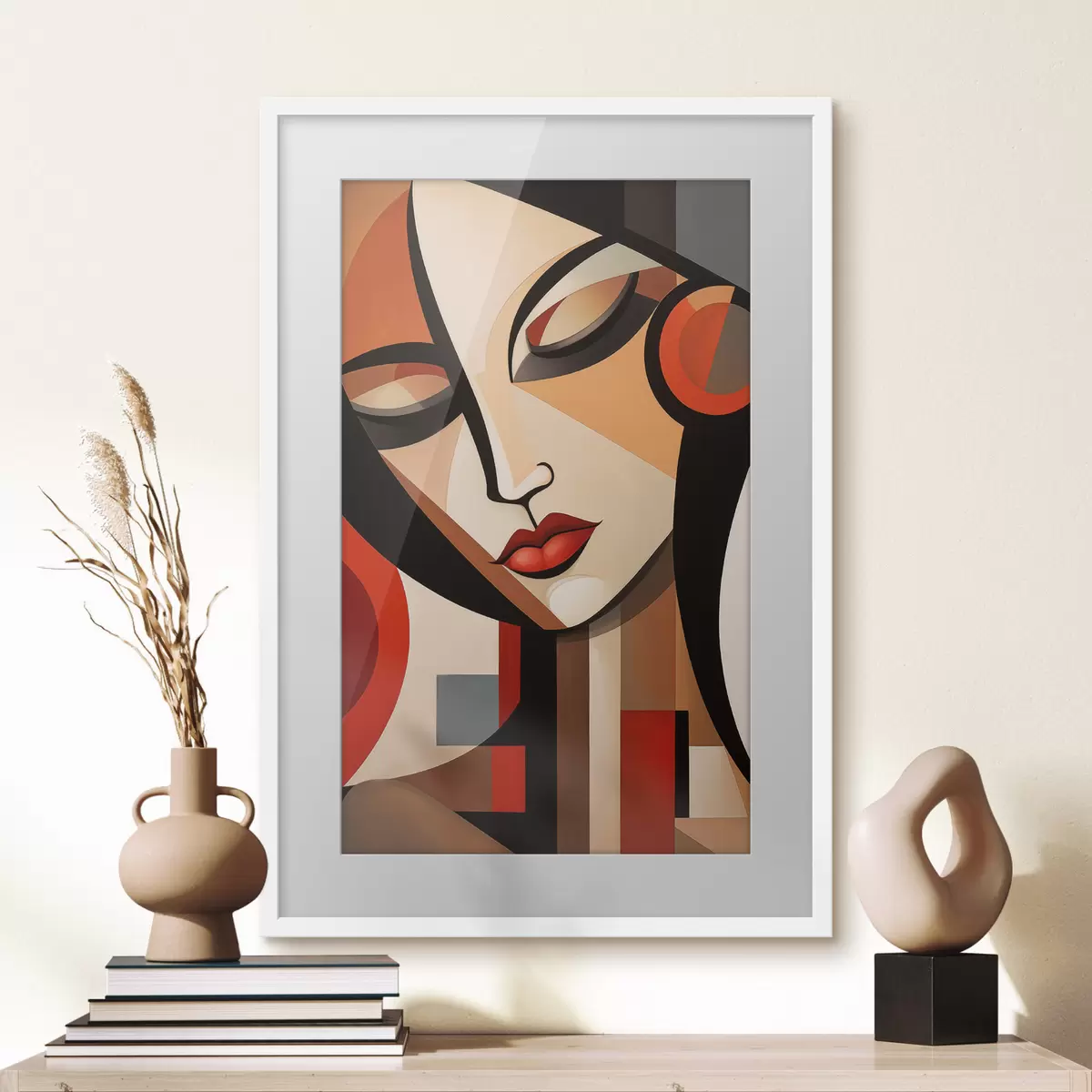 Poster Ritratto femminile astratto f49099