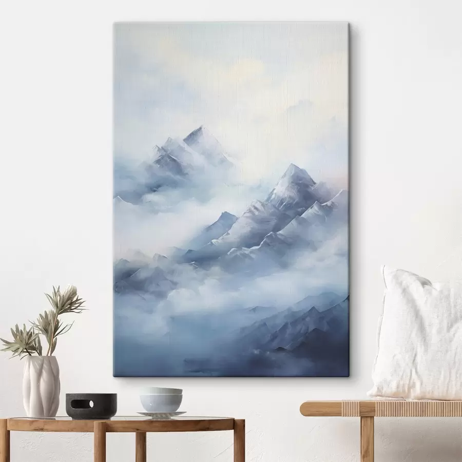 carta da parati Paesaggio di montagna imitazione della pittura nr. s49069