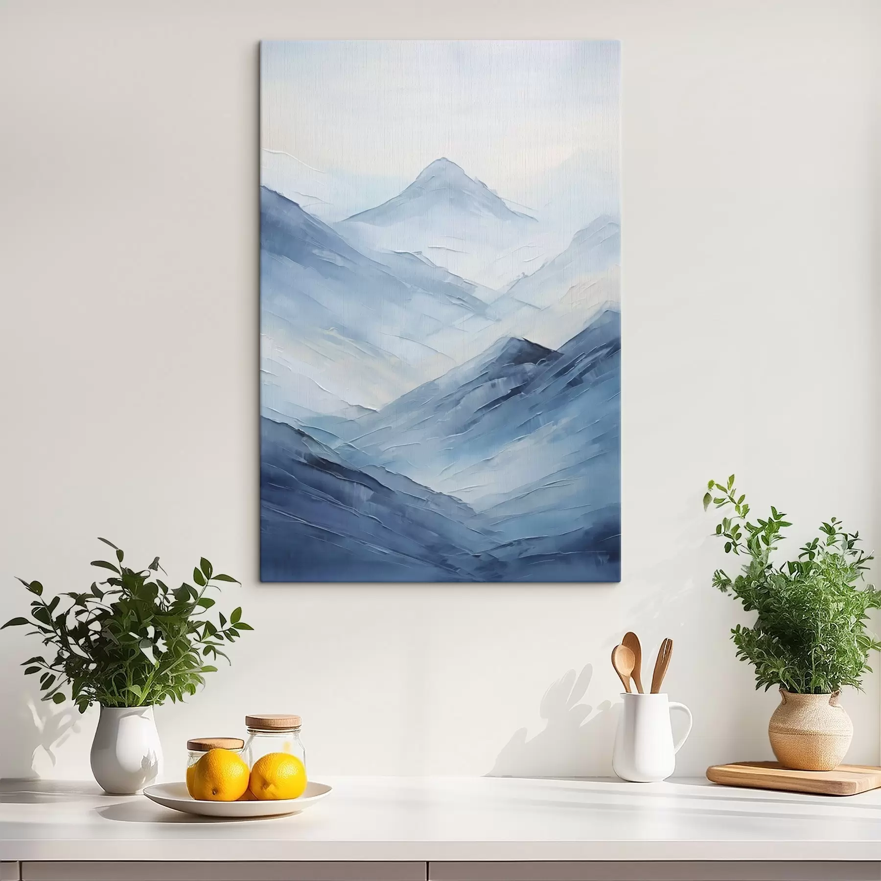 carta da parati Imitazione della pittura di montagna nr. s49070
