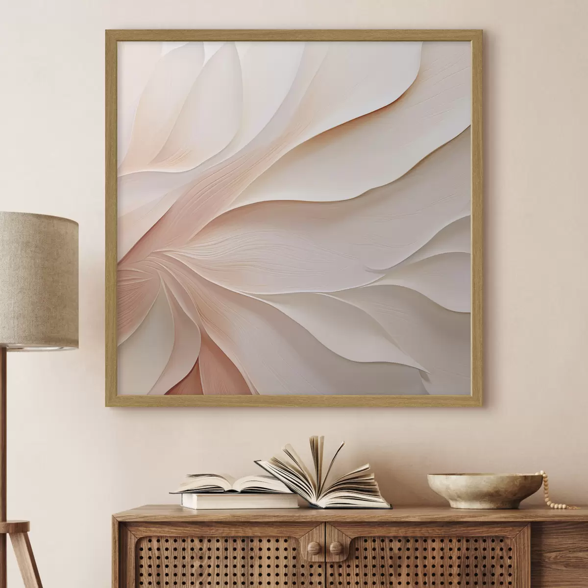 Poster Astrazione con imitazione di pennellate volumetriche f49062