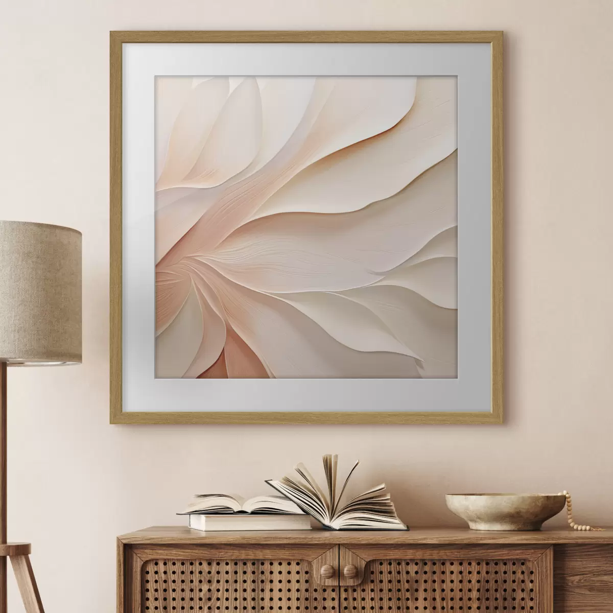 Poster Astrazione con imitazione di pennellate volumetriche f49062