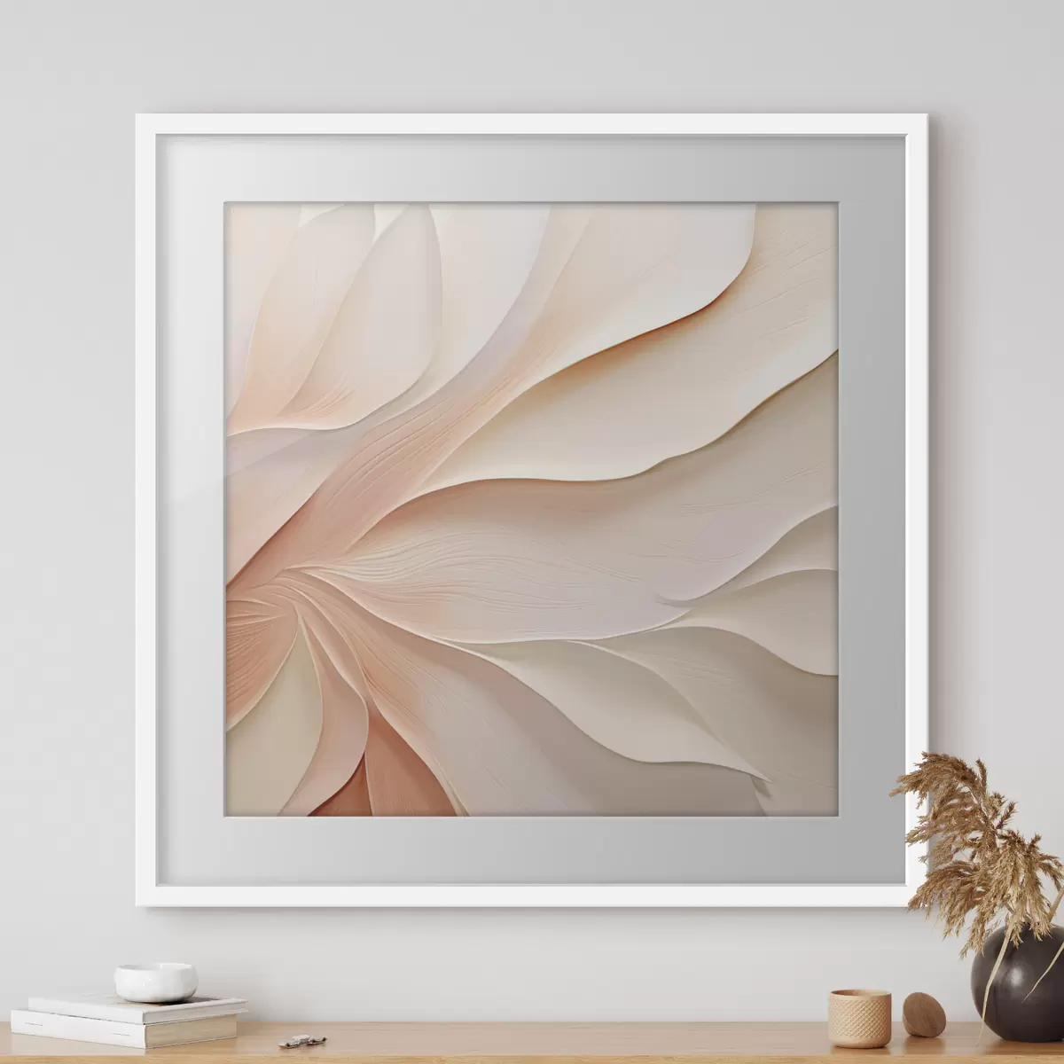 Poster Astrazione con imitazione di pennellate volumetriche f49062