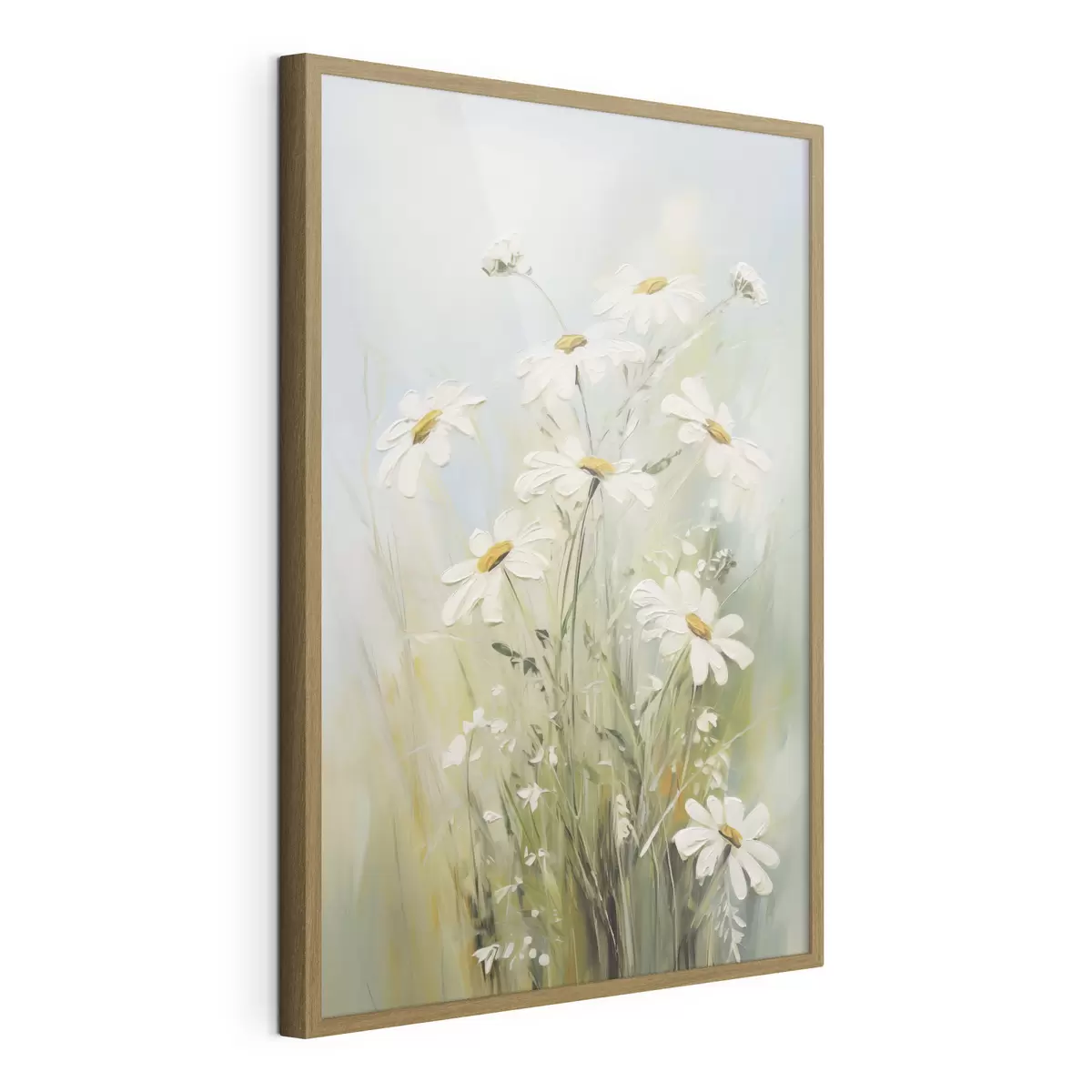 Poster Delicate margherite in stile pittorico f49067