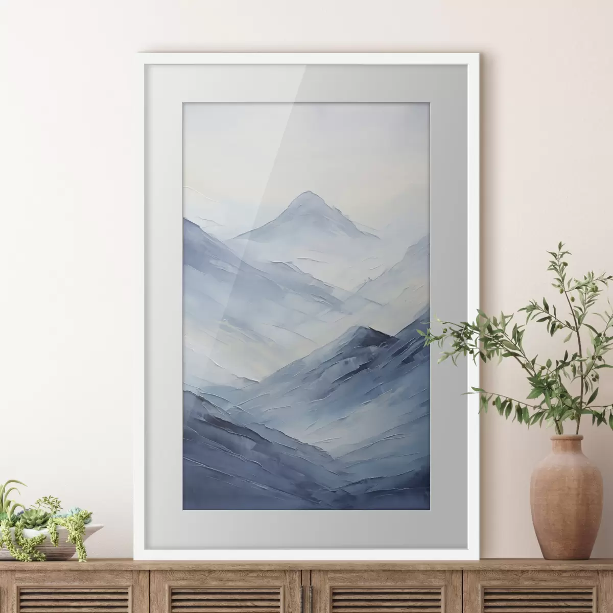 Poster Imitazione della pittura di montagna f49070