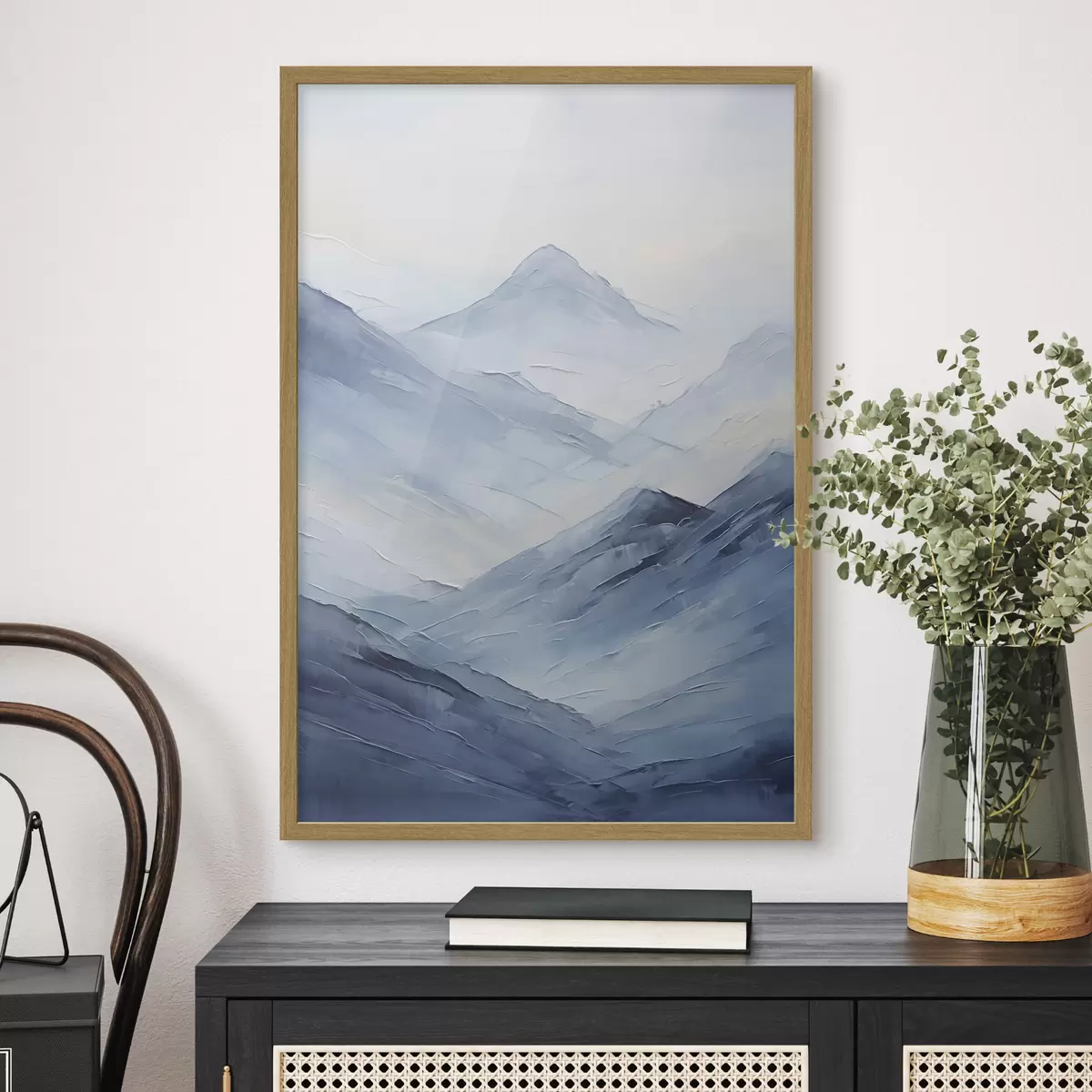 Poster Imitazione della pittura di montagna f49070