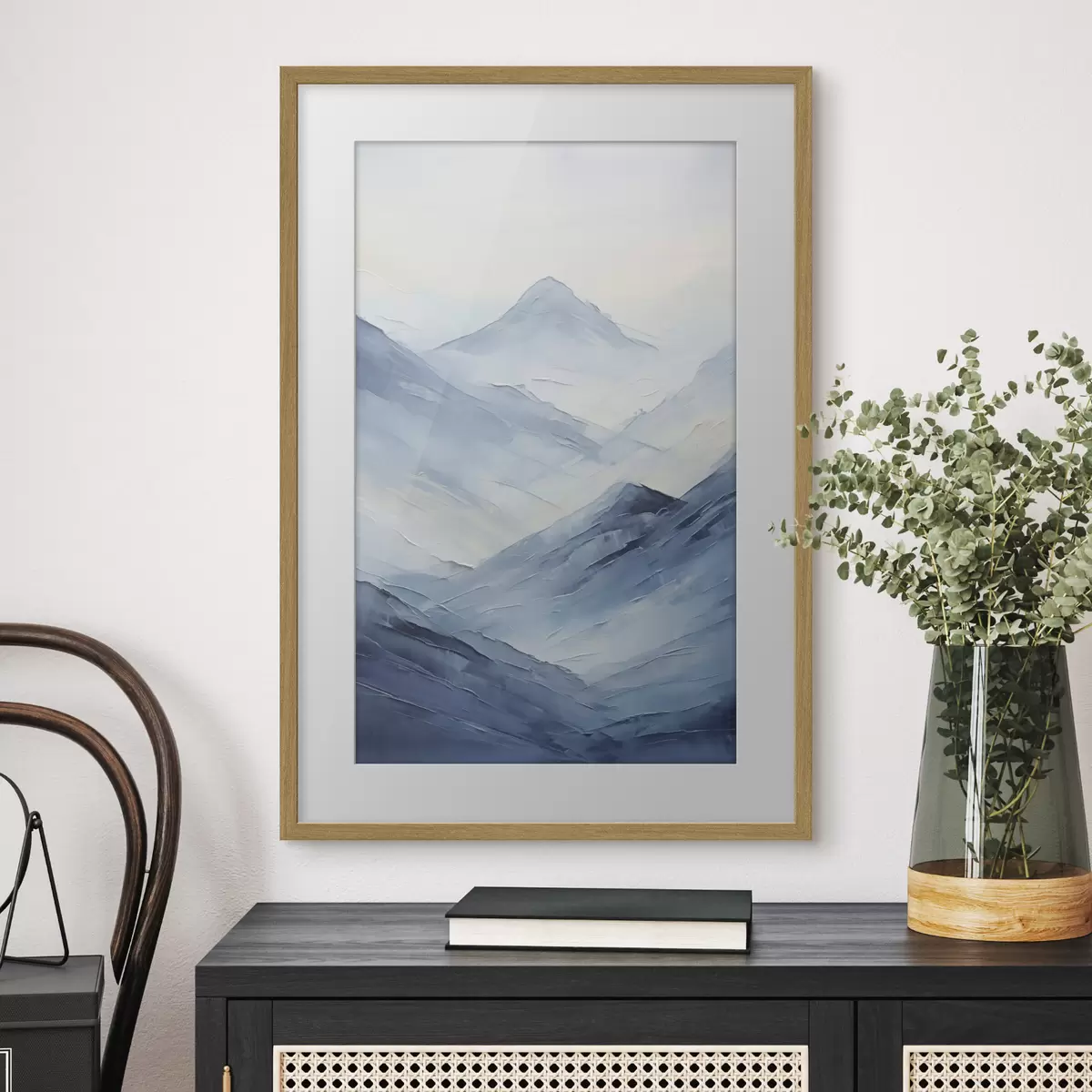 Poster Imitazione della pittura di montagna f49070
