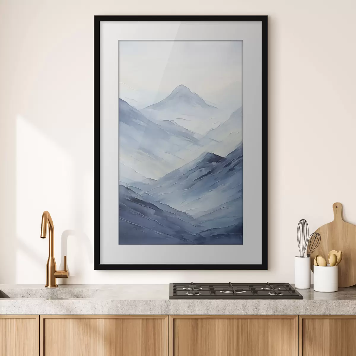 Poster Imitazione della pittura di montagna f49070