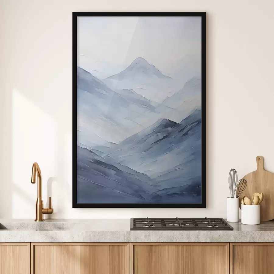 carta da parati Imitazione della pittura di montagna nr. f49070