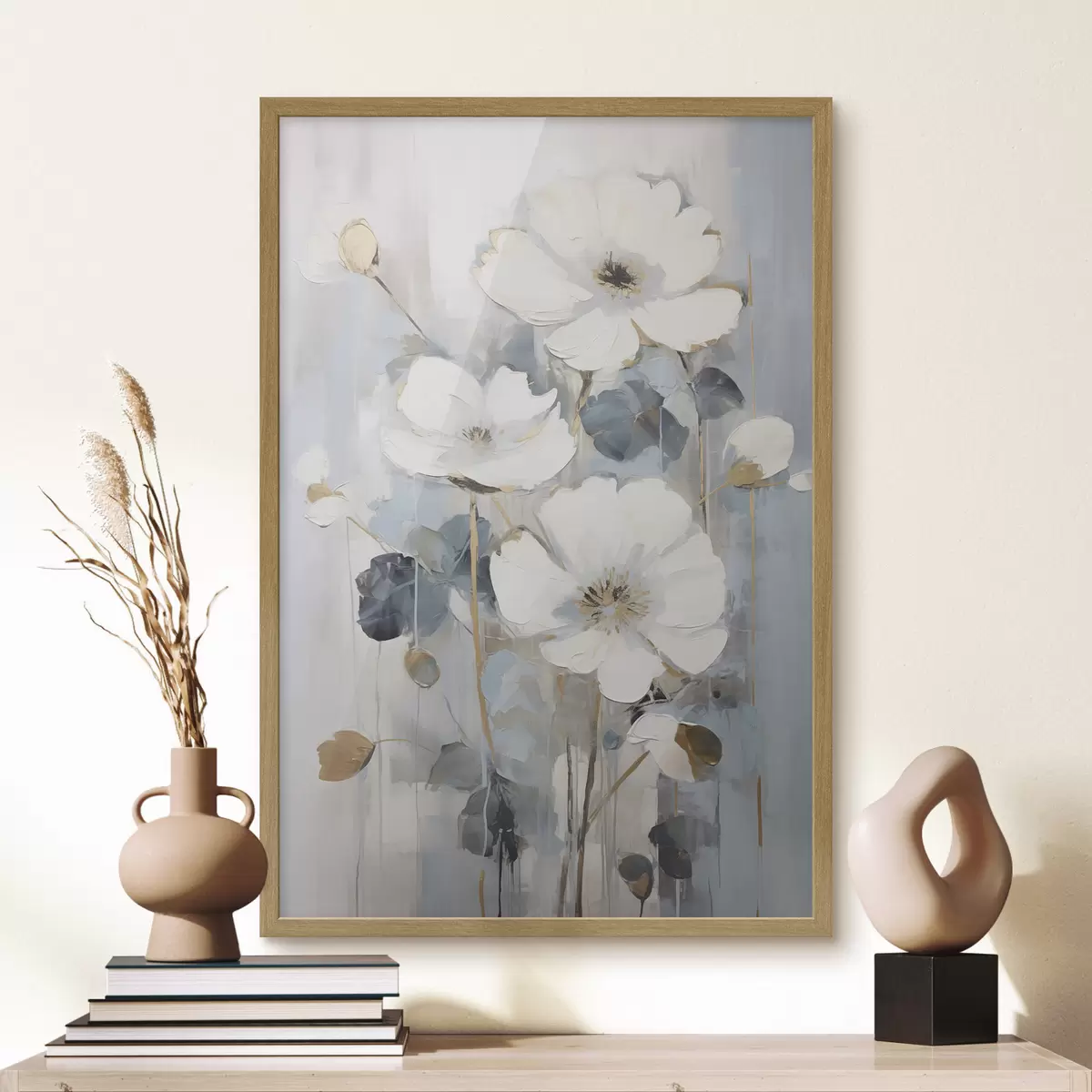 Poster Fiori astratti imitazione di pittura f49074