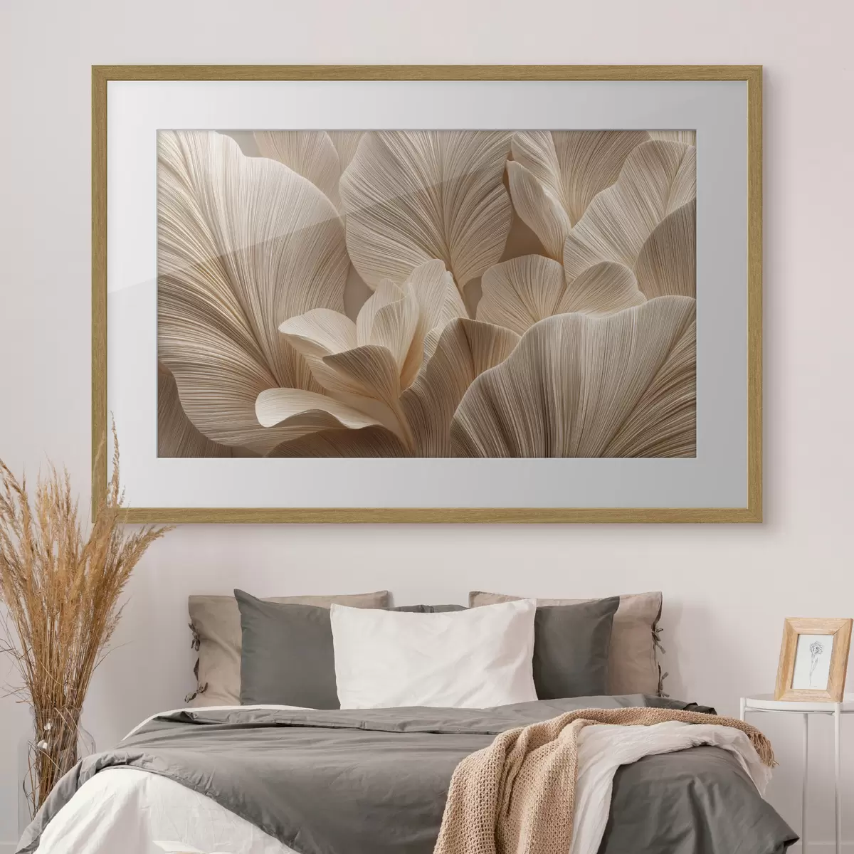 Poster Ventagli di foglie nervate f49198