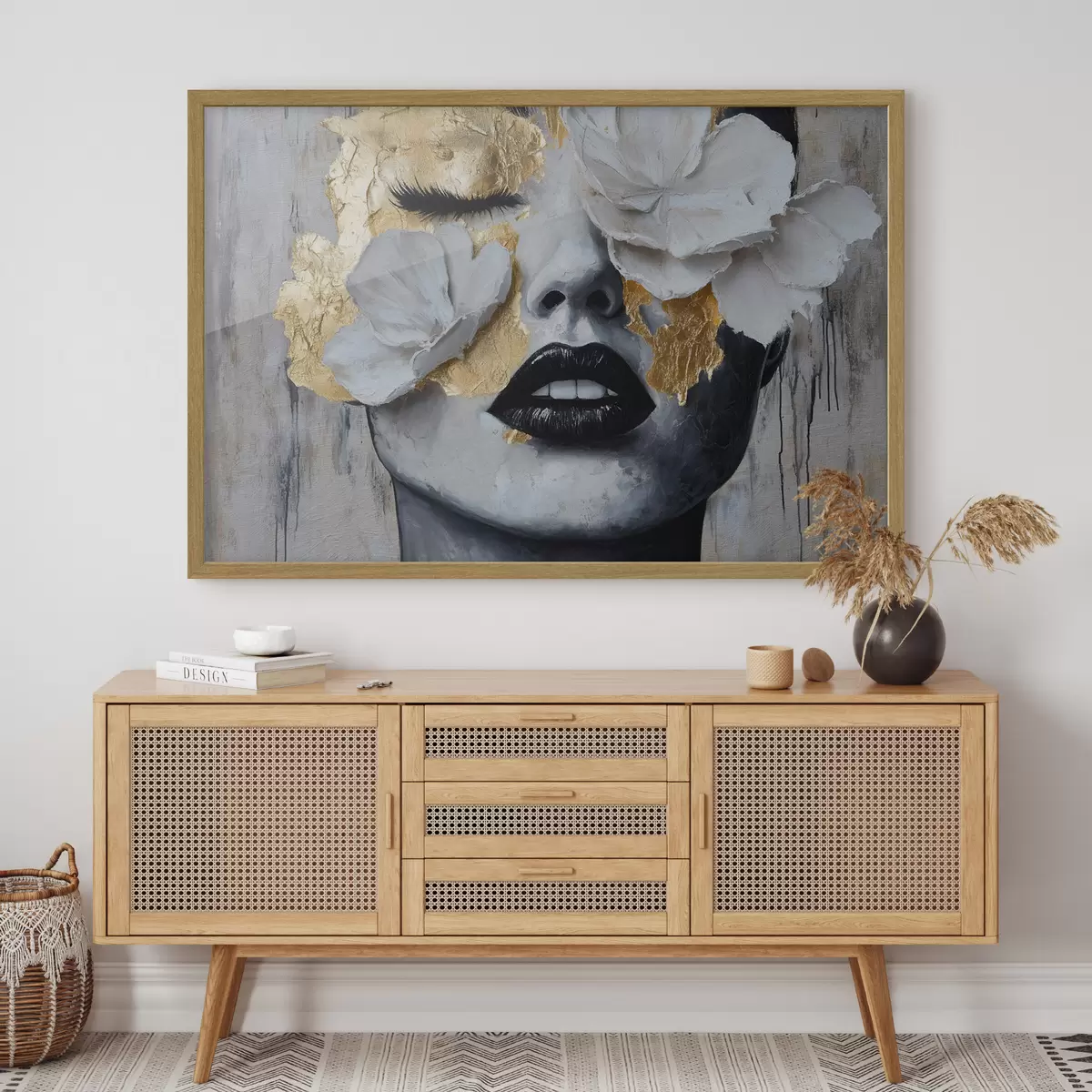 Poster Petali e labbra scure f49206