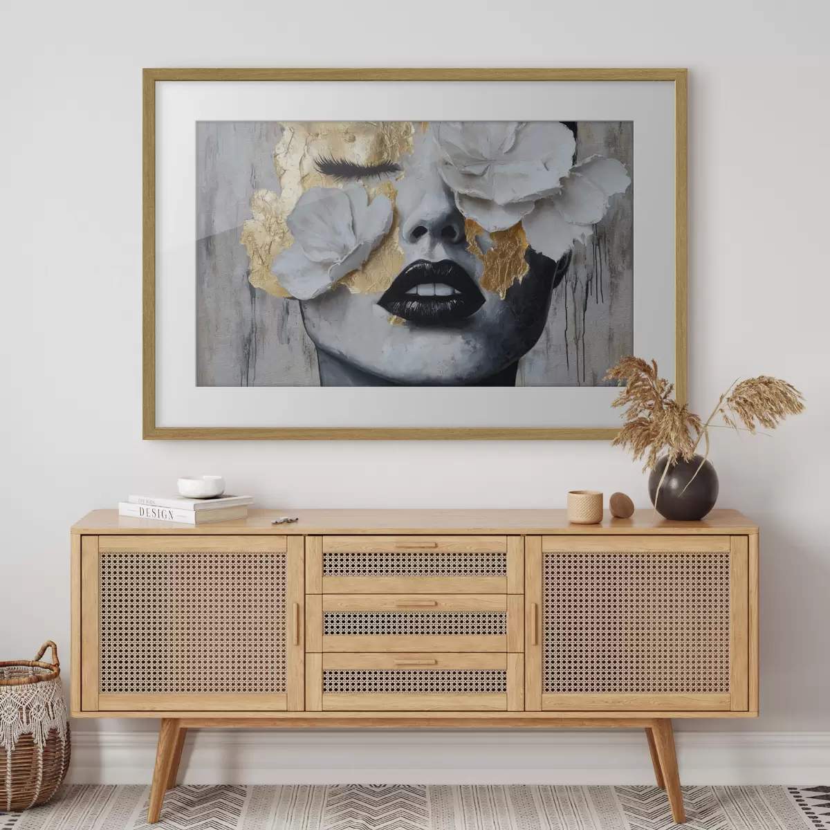 Poster Petali e labbra scure f49206
