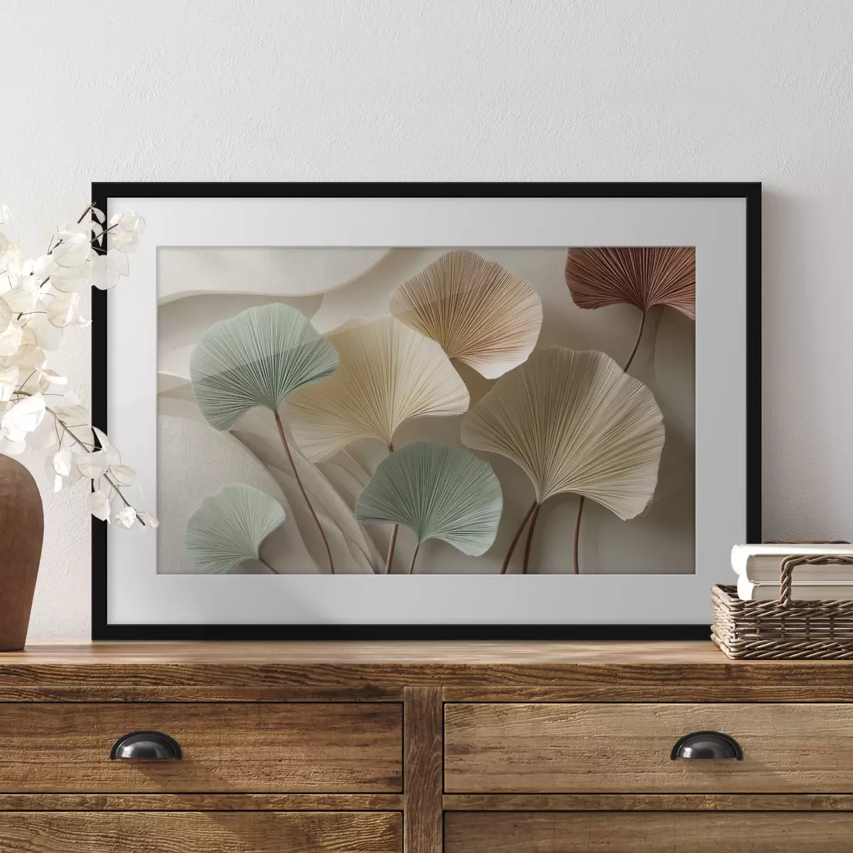 Poster Ginkgo in toni tenui f49207