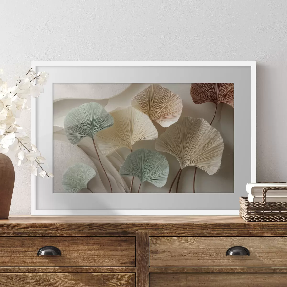 Poster Ginkgo in toni tenui f49207
