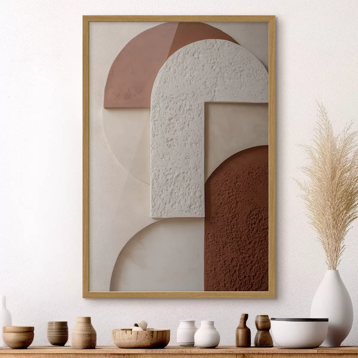 Poster Forme geometriche astratte con texture f49212