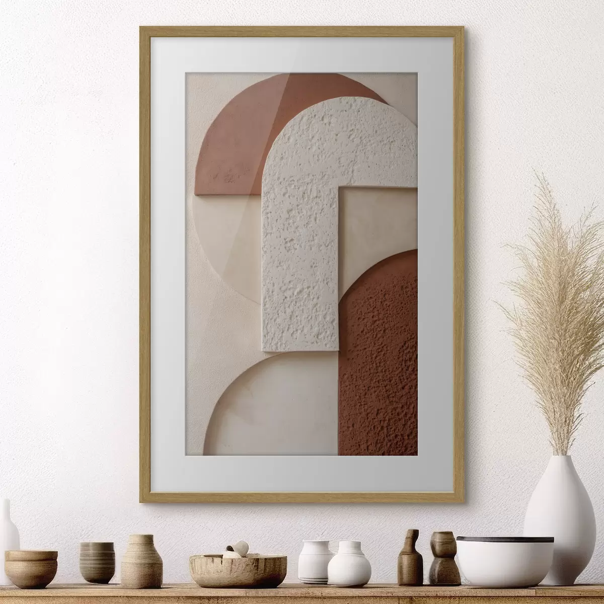 Poster Forme geometriche astratte con texture f49212