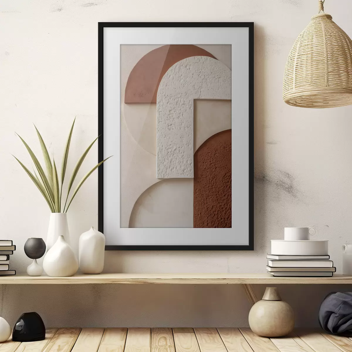 Poster Forme geometriche astratte con texture f49212