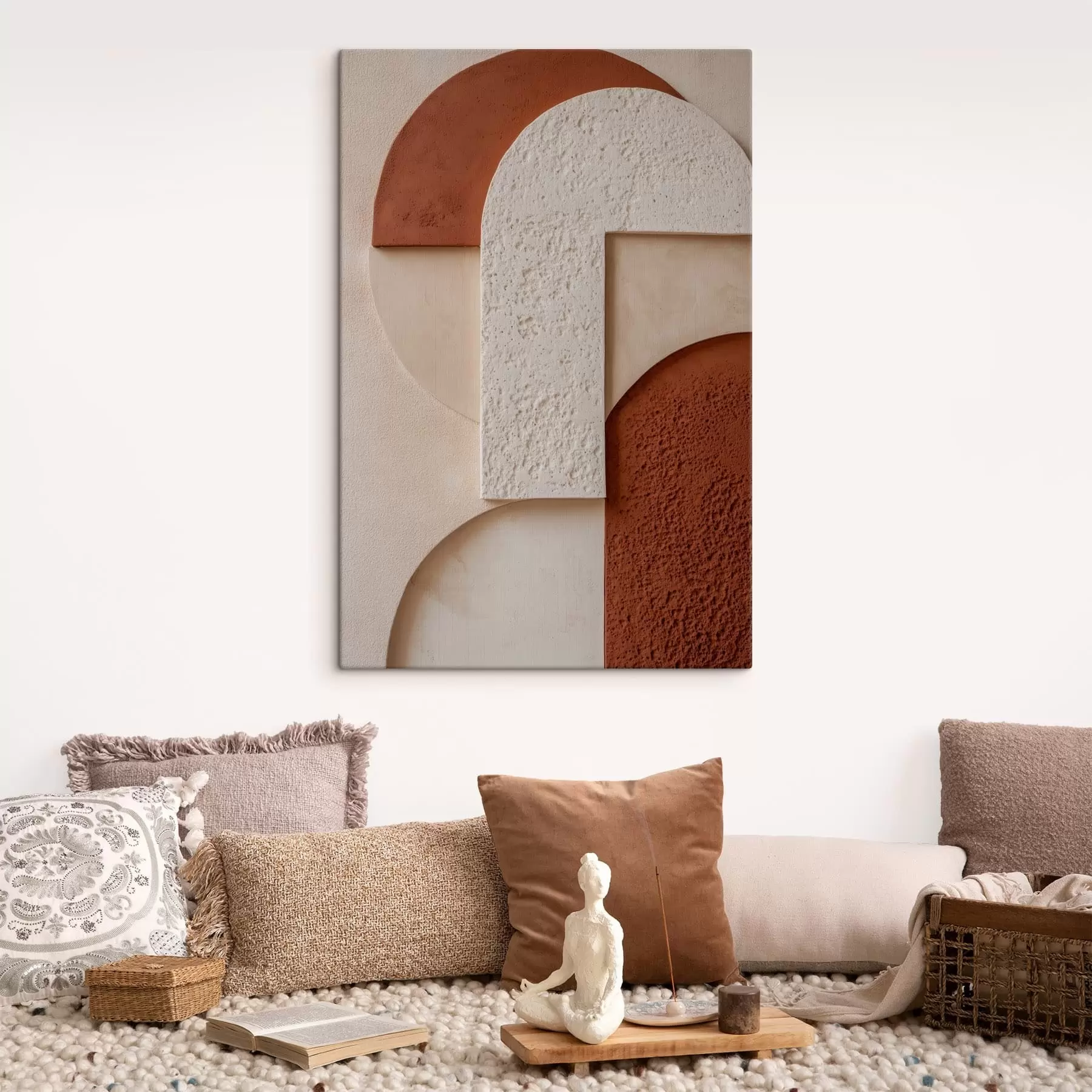 carta da parati Forme geometriche astratte con texture nr. s49212