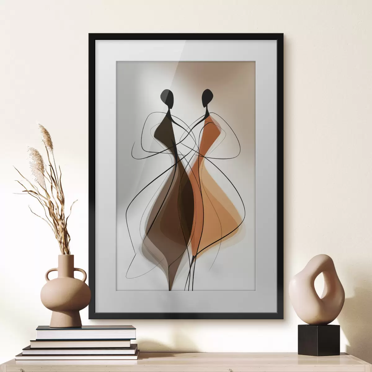 Poster L’abito arancione f49129