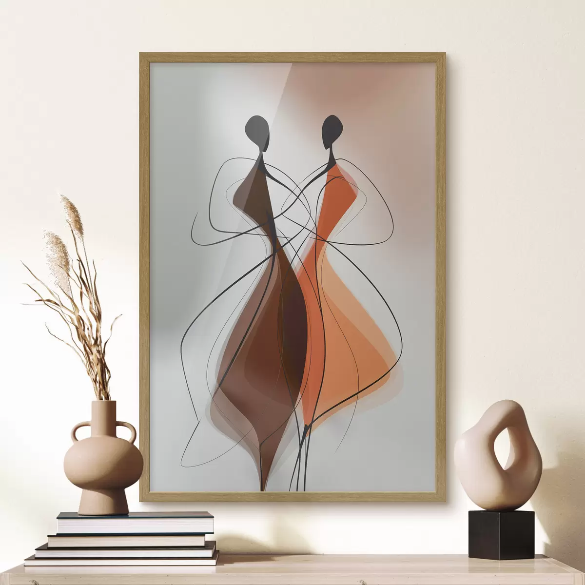 Poster L’abito arancione f49129