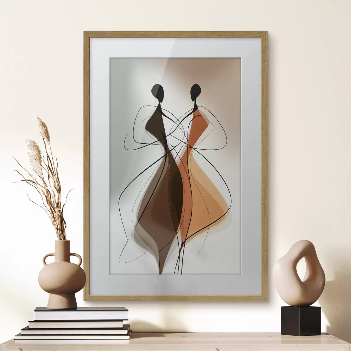 Poster L’abito arancione f49129