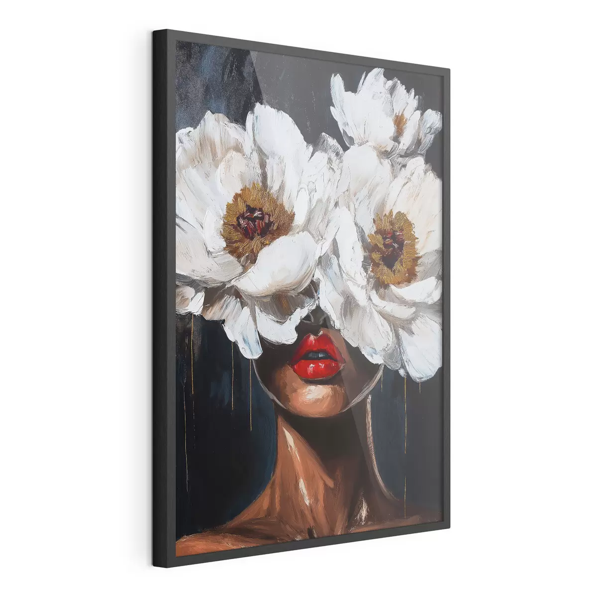 Poster Ragazza con fiori f49269