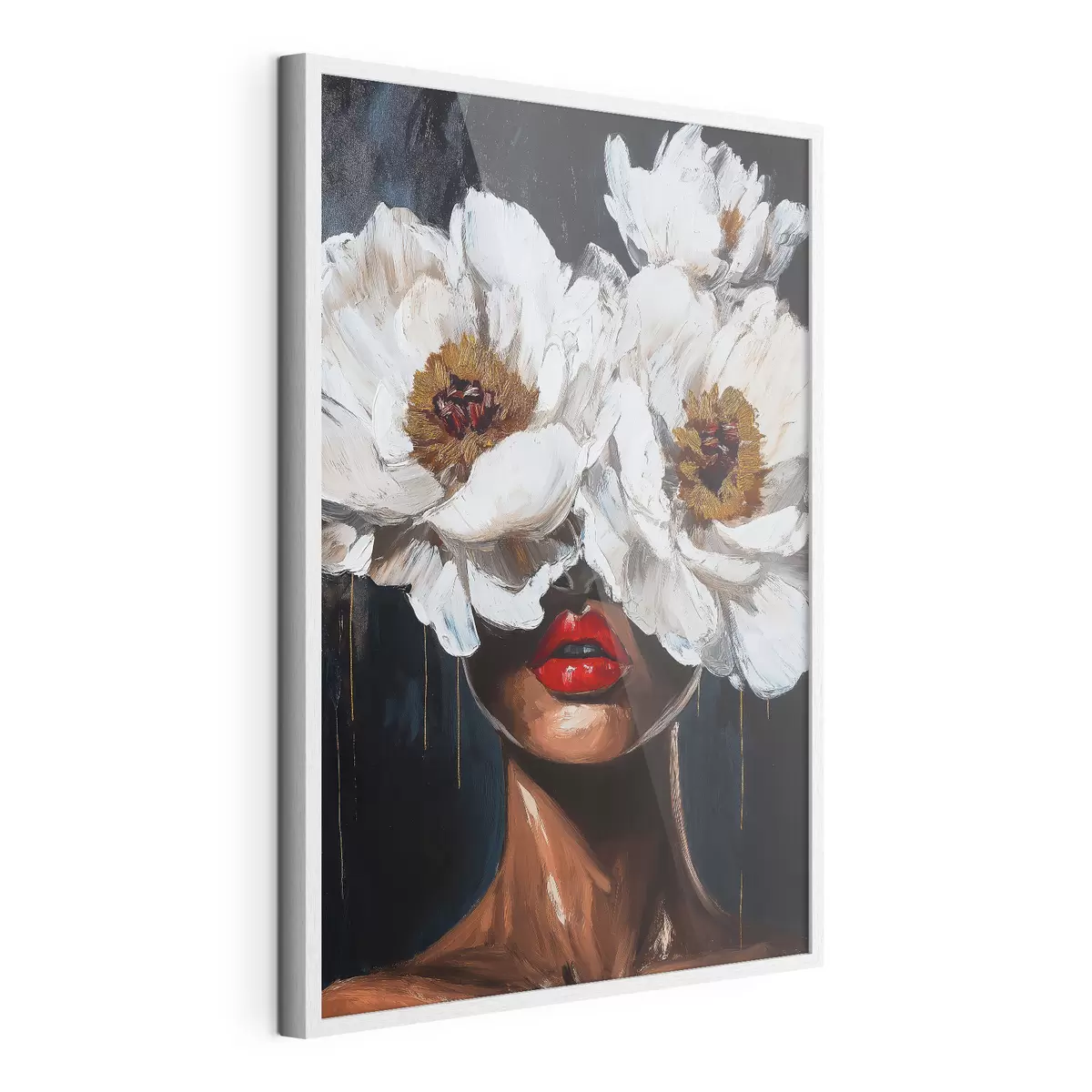 Poster Ragazza con fiori f49269
