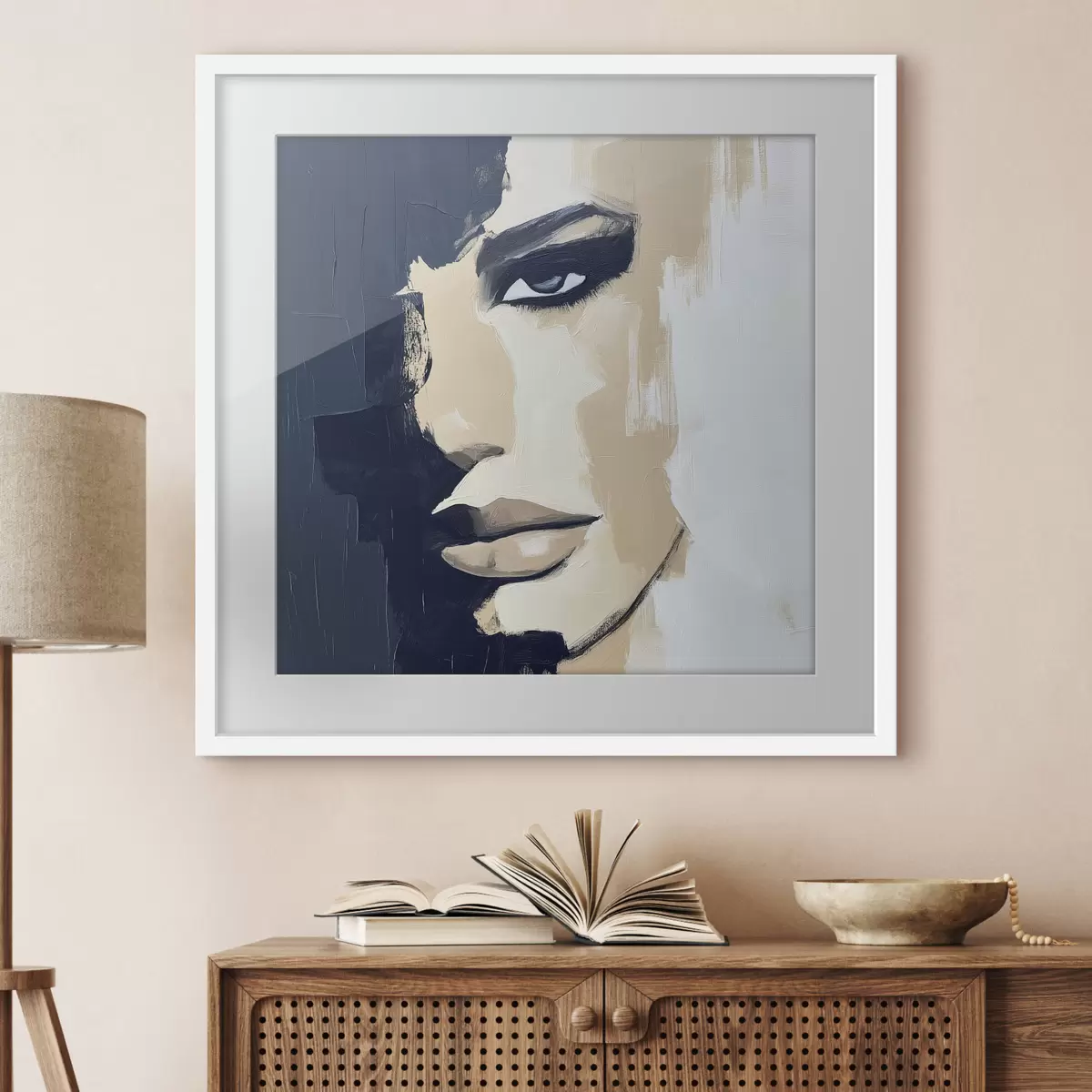 Poster Volto astratto f49284