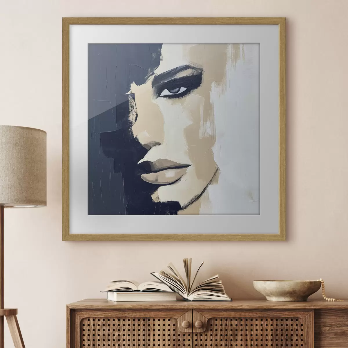 Poster Volto astratto f49284