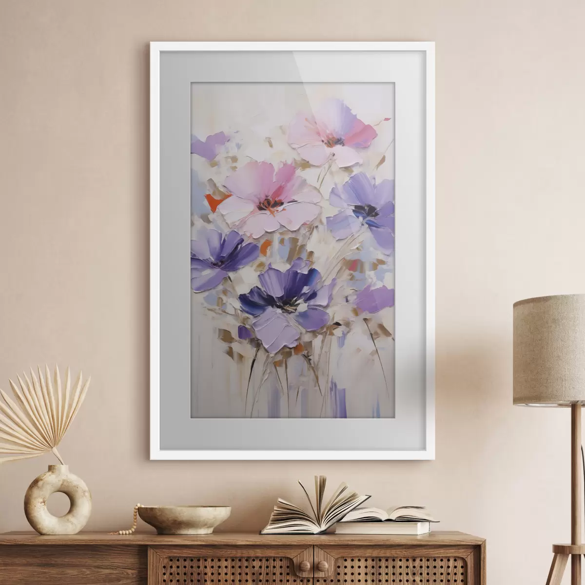 Poster Fiori, riproduzione di un dipinto f49136