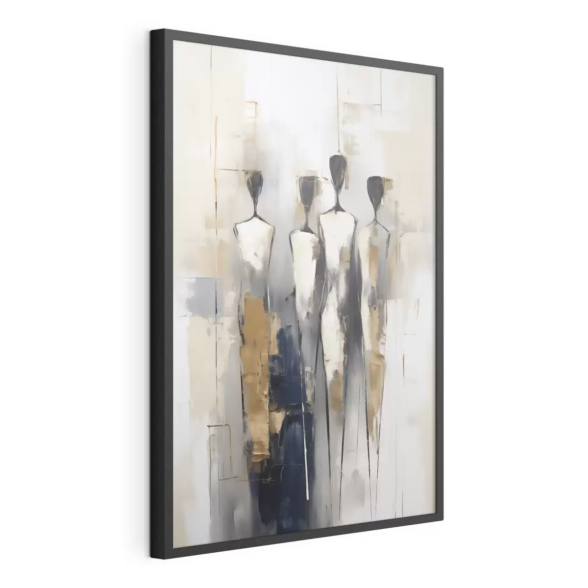 Poster Silhouette astratte, imitazione della pittura f49137