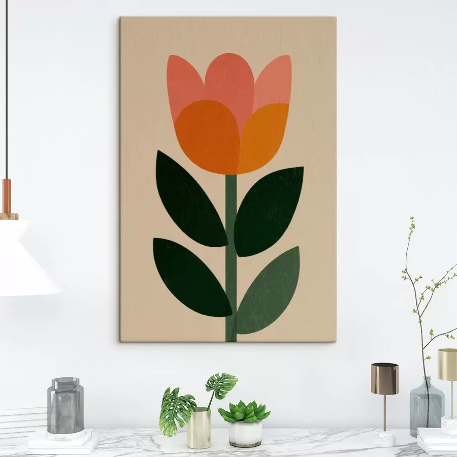carta da parati Stelo di tulipano nr. s49299
