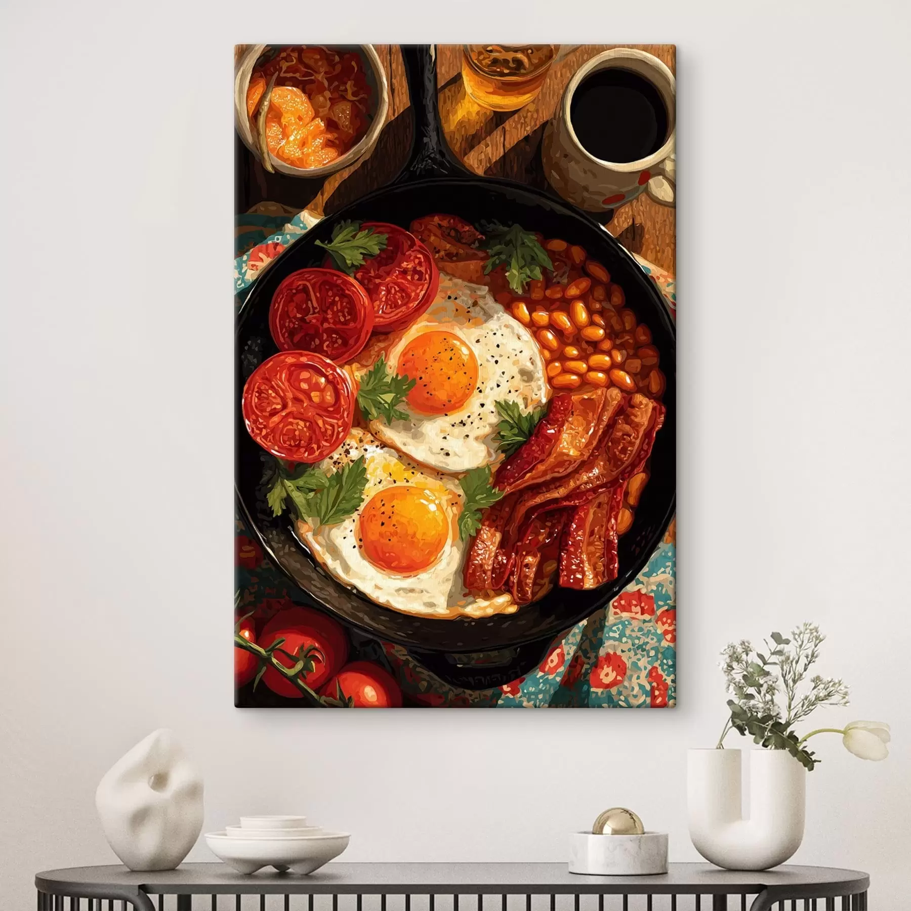 carta da parati Padella per la colazione nr. s49308