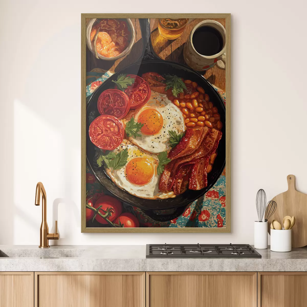 Poster Padella per la colazione f49308