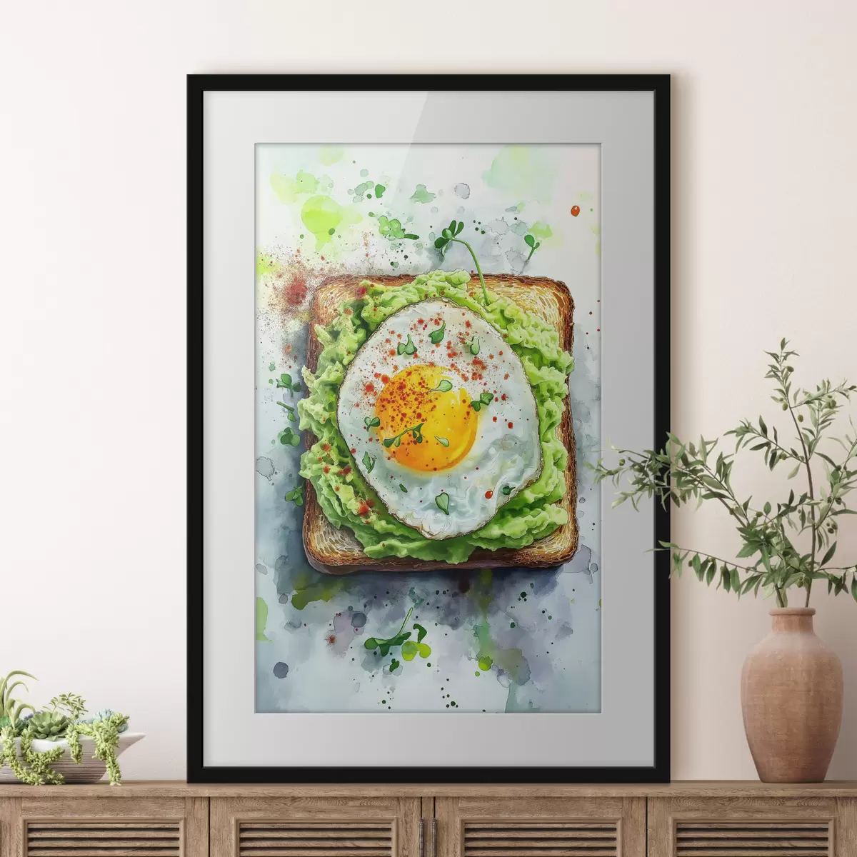 Poster Toast all'uovo f49309