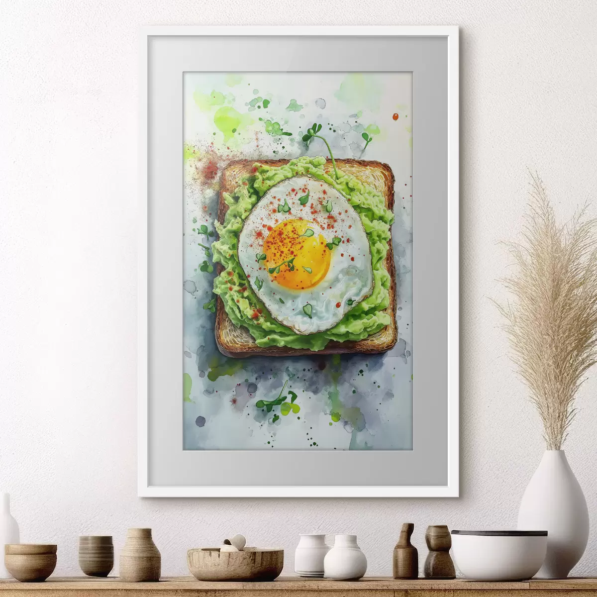 Poster Toast all'uovo f49309