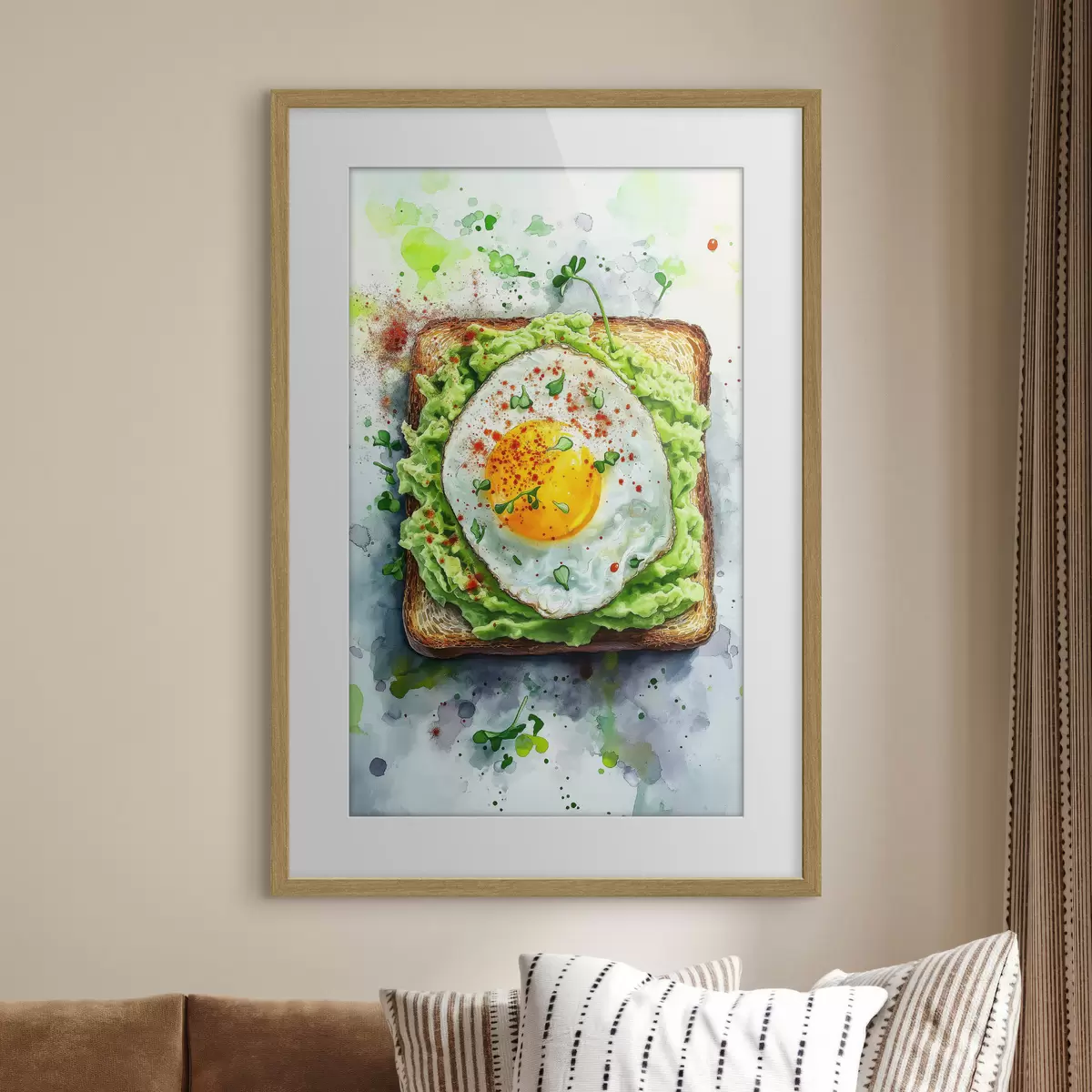 Poster Toast all'uovo f49309