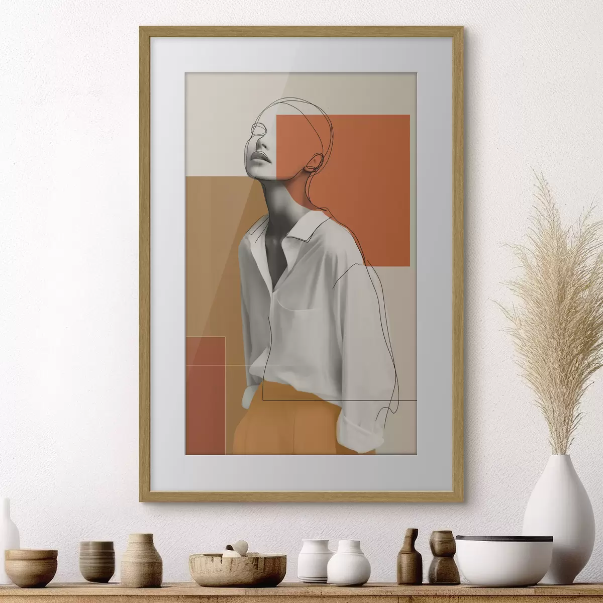 Poster Posa minimale f49319