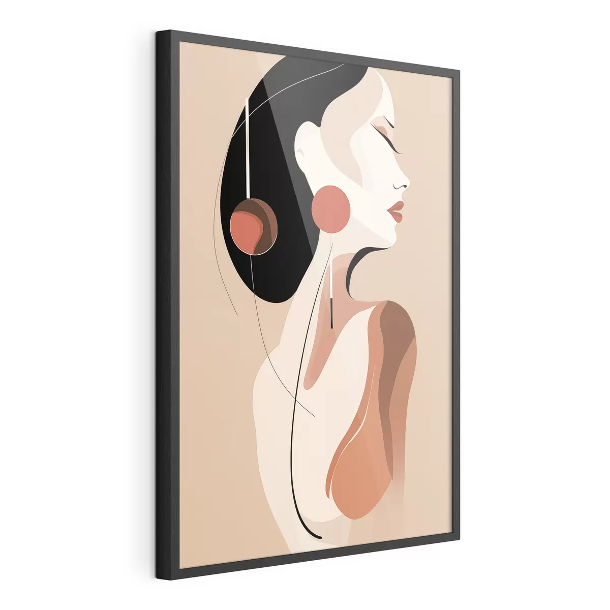Poster Musa in terracotta f49324