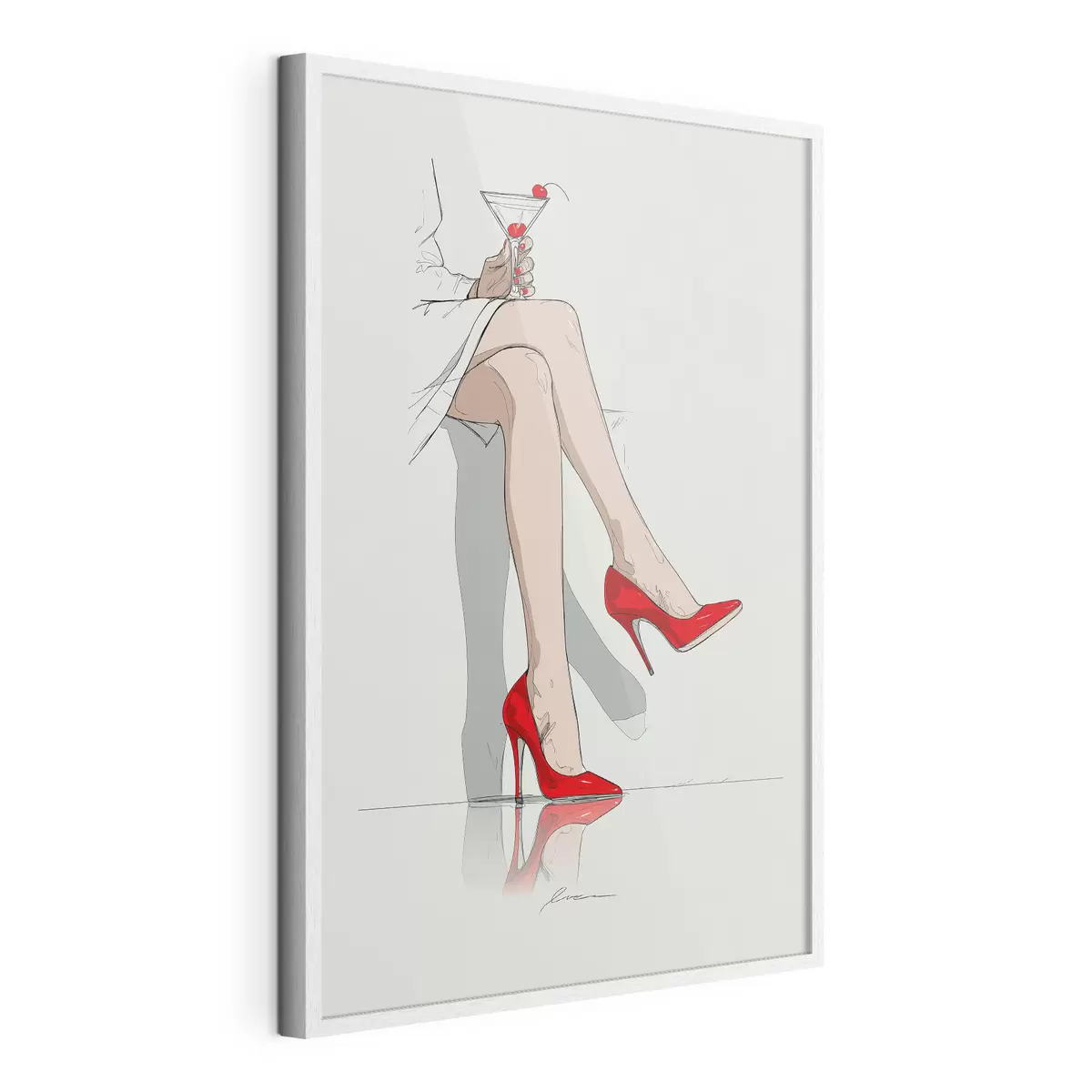 Poster Tacchi rossi e Martini f49325