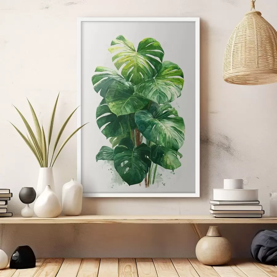 carta da parati Luce per Monstera nr. f49336