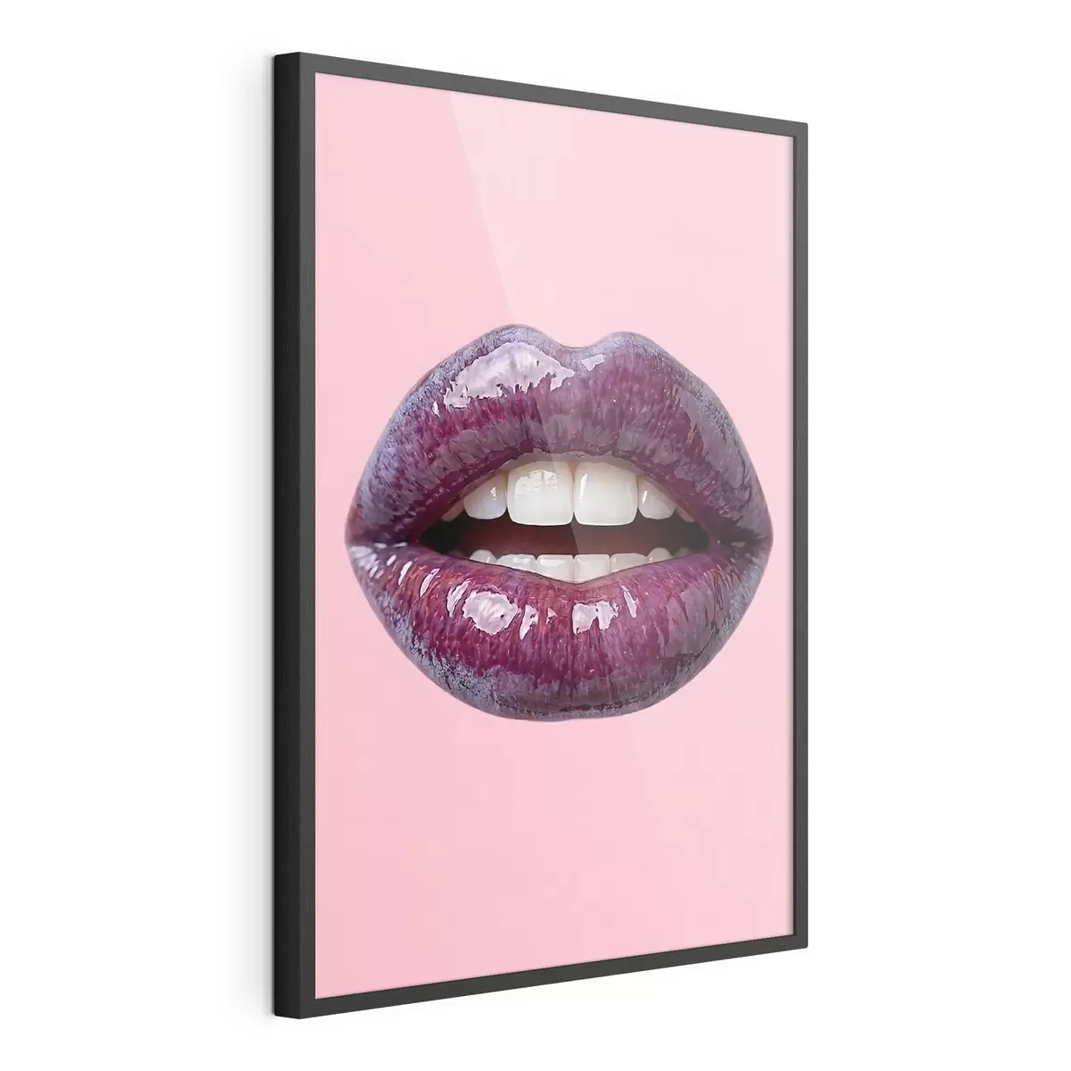 Poster Labbra color prugna vellutate f49337