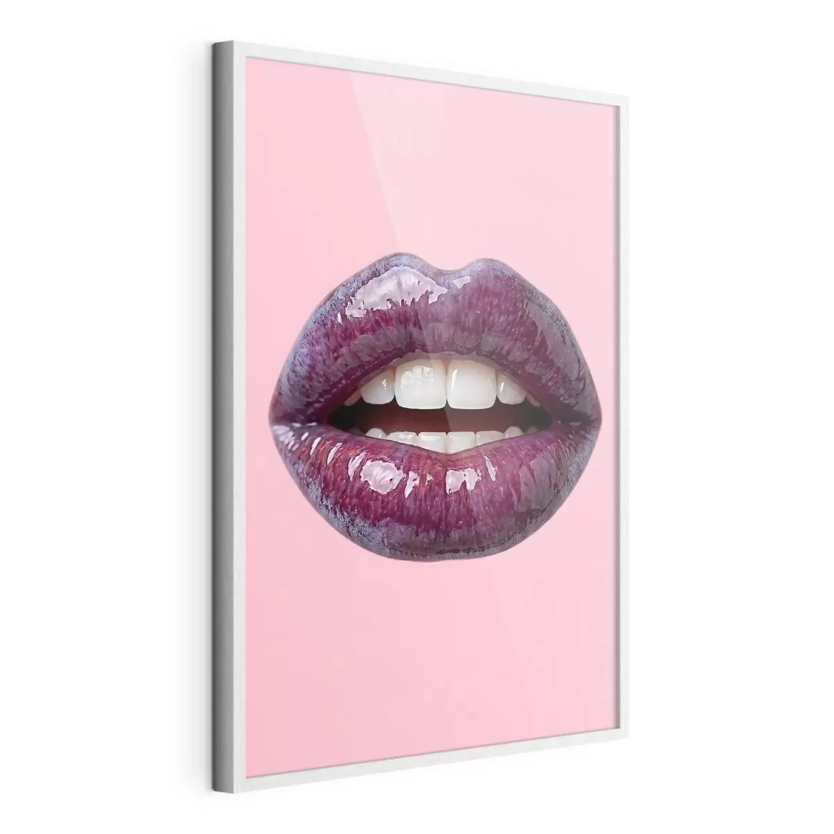 Poster Labbra color prugna vellutate f49337